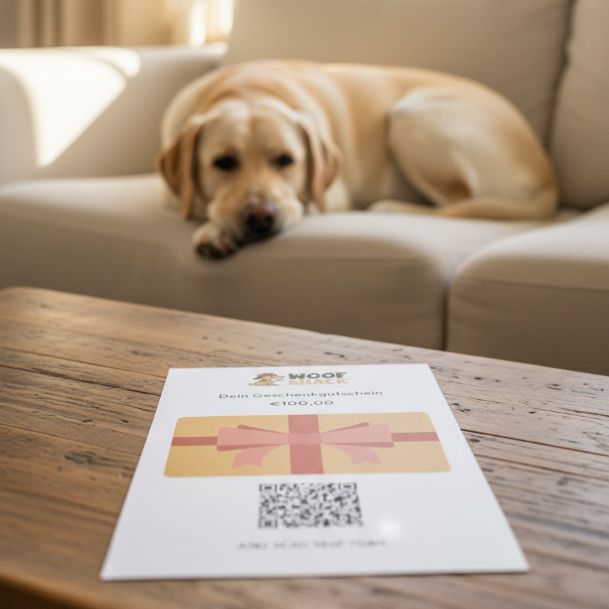 Woofshack Geschenkgutschein – Die perfekte Geschenkidee für Hunde - &amp; Katzenliebhaber - Woofshack