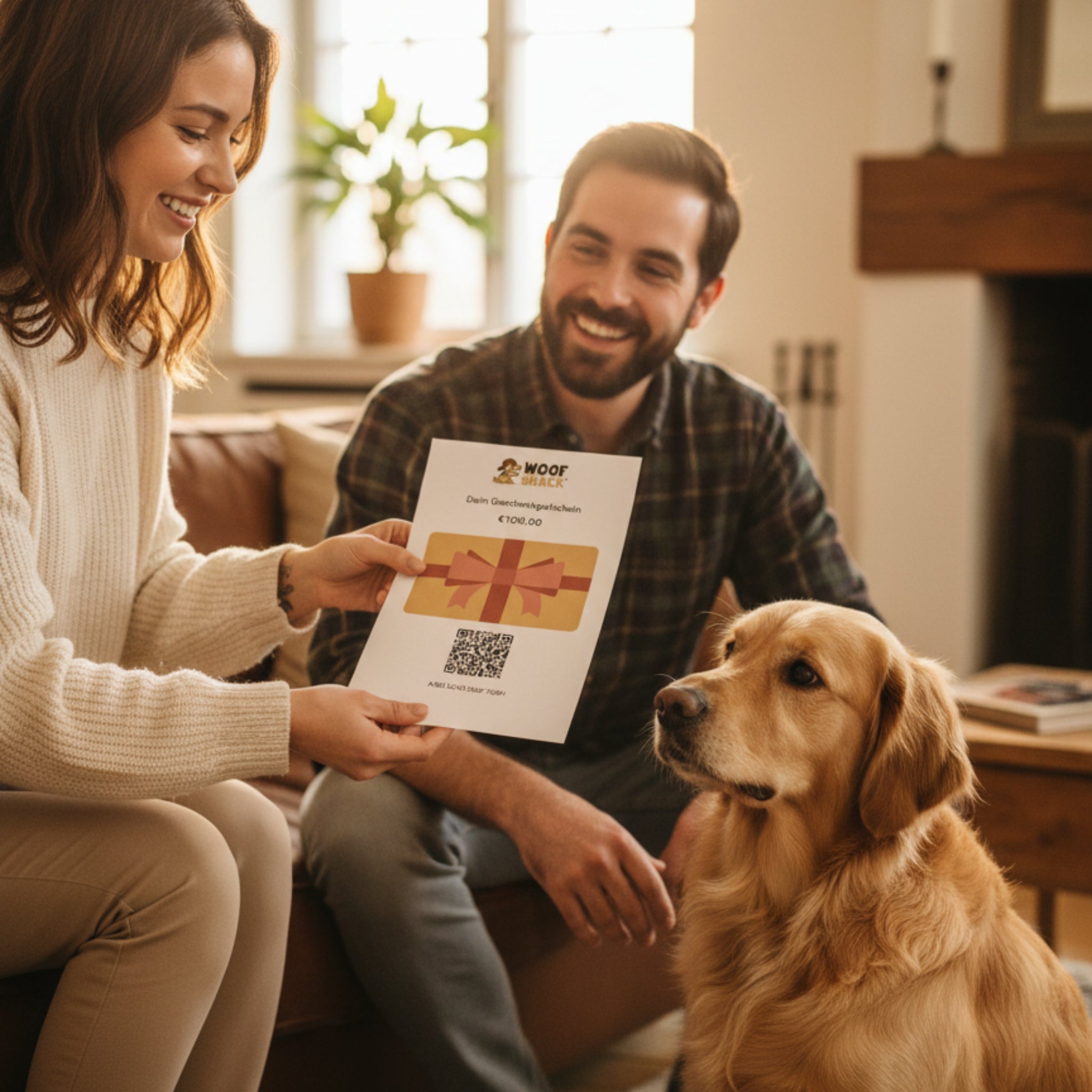 Woofshack Geschenkgutschein – Die perfekte Geschenkidee für Hunde - &amp; Katzenliebhaber - Woofshack