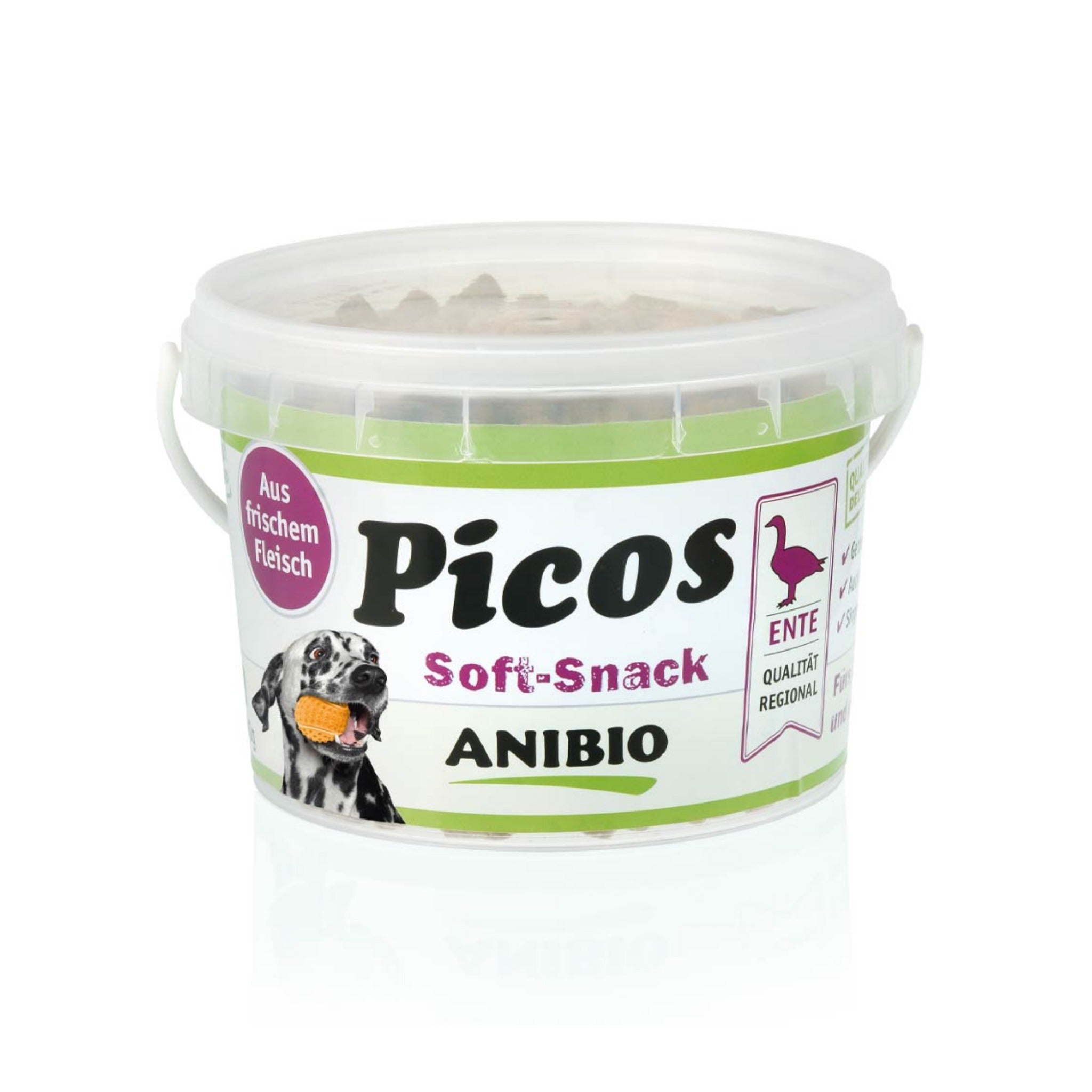 ANIBIO Picos Ente, Soft-Snack für Hunde - Woofshack