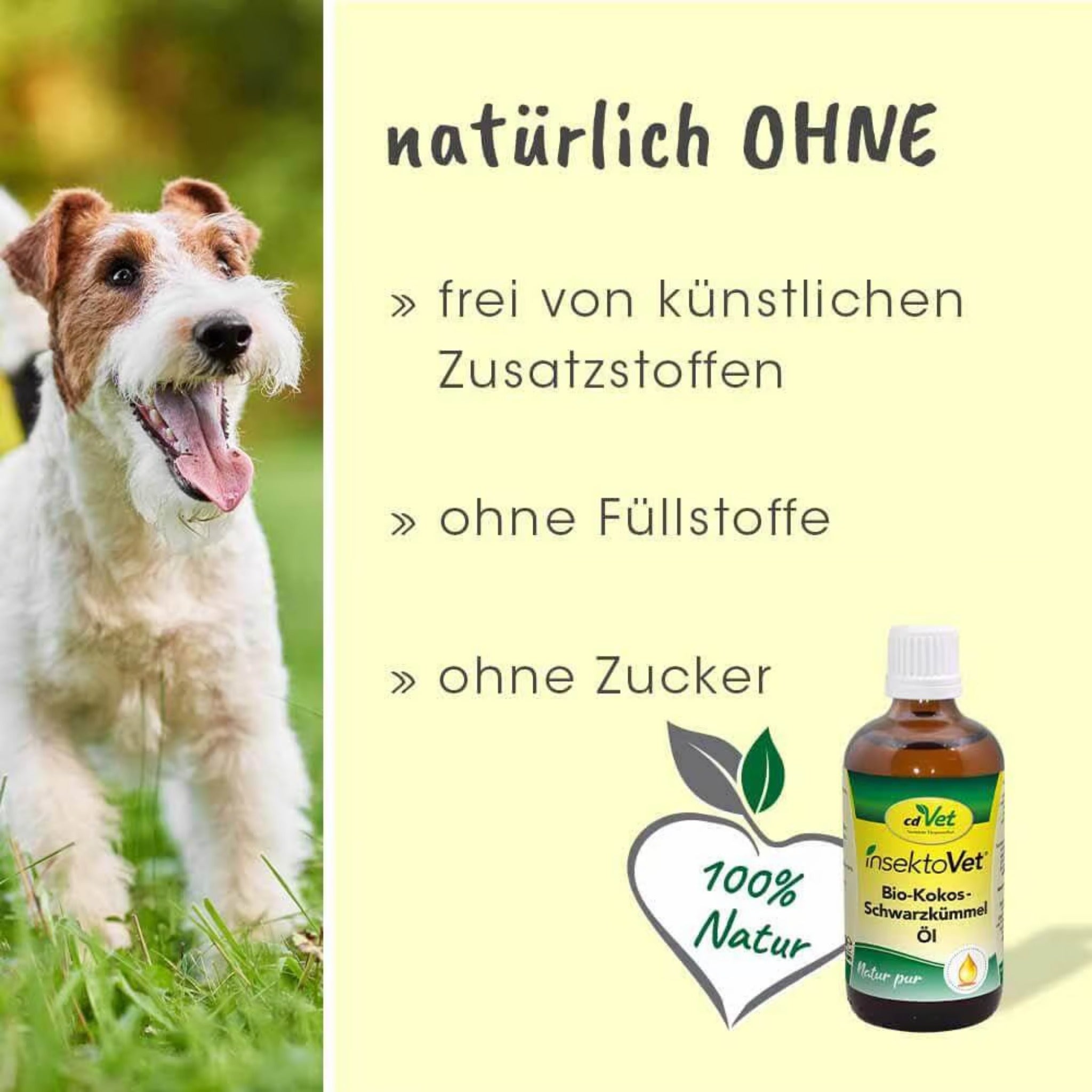 cdVet insektoVet Bio-Kokos-Schwarzkümmel-Öl - Woofshack