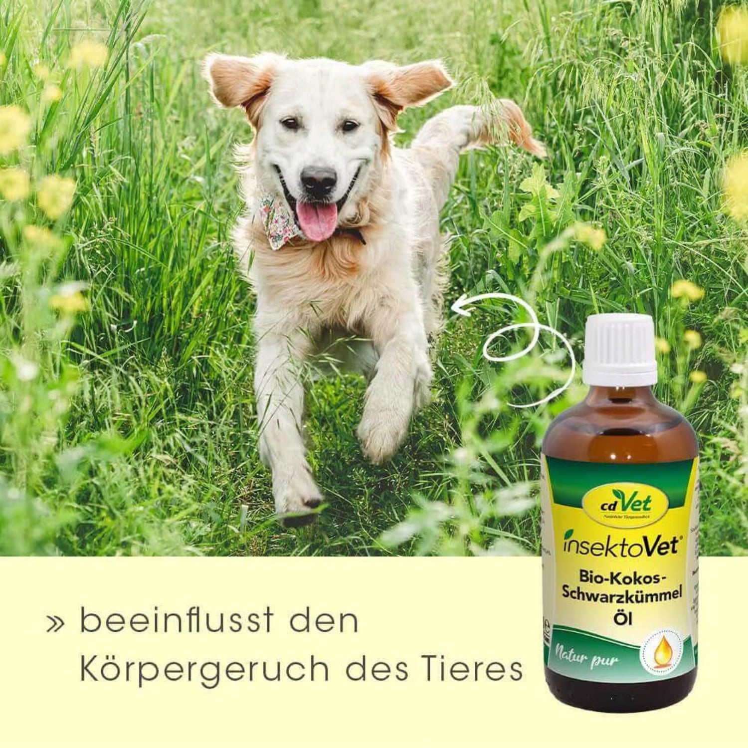 cdVet insektoVet Bio-Kokos-Schwarzkümmel-Öl - Woofshack