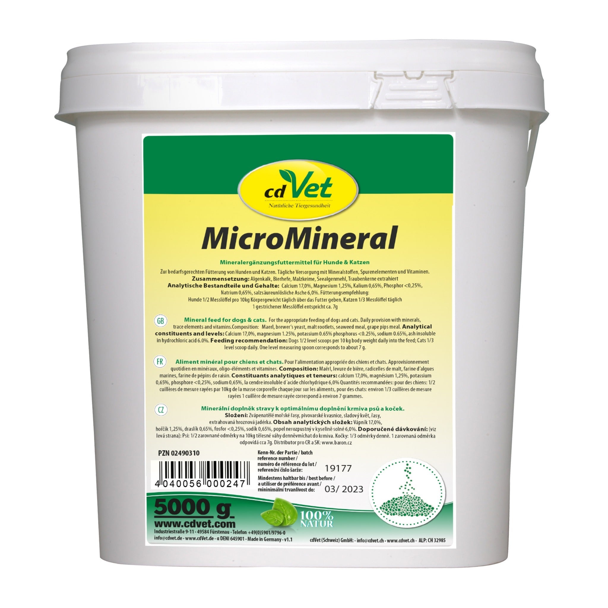 cdVet MicroMineral für Hunde - Woofshack