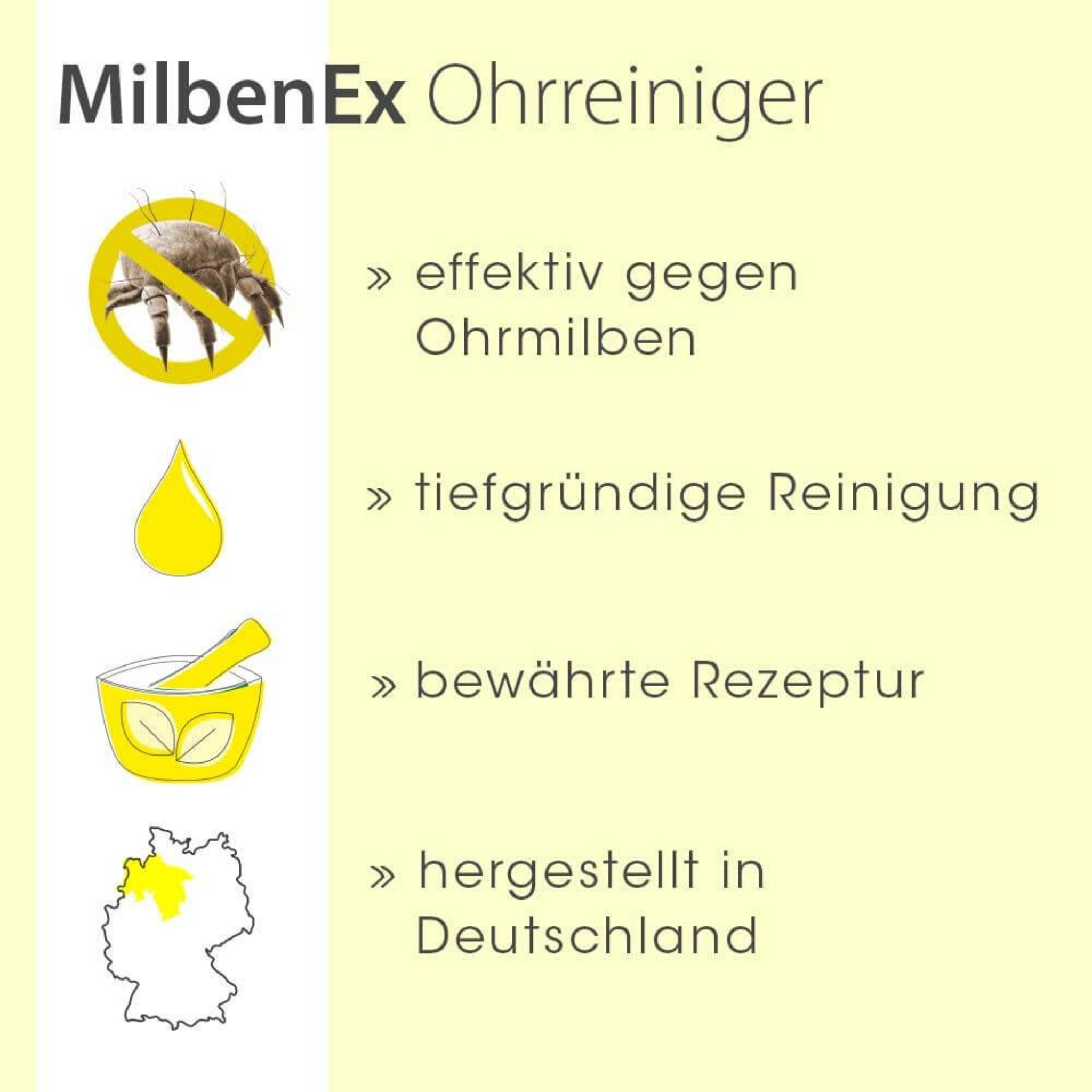 cdVet MilbenEx Ohrreiniger für Hunde - Woofshack