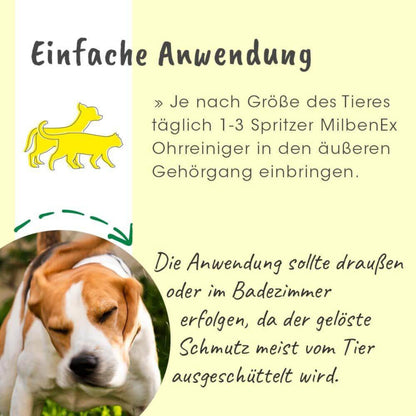 cdVet MilbenEx Ohrreiniger für Hunde - Woofshack