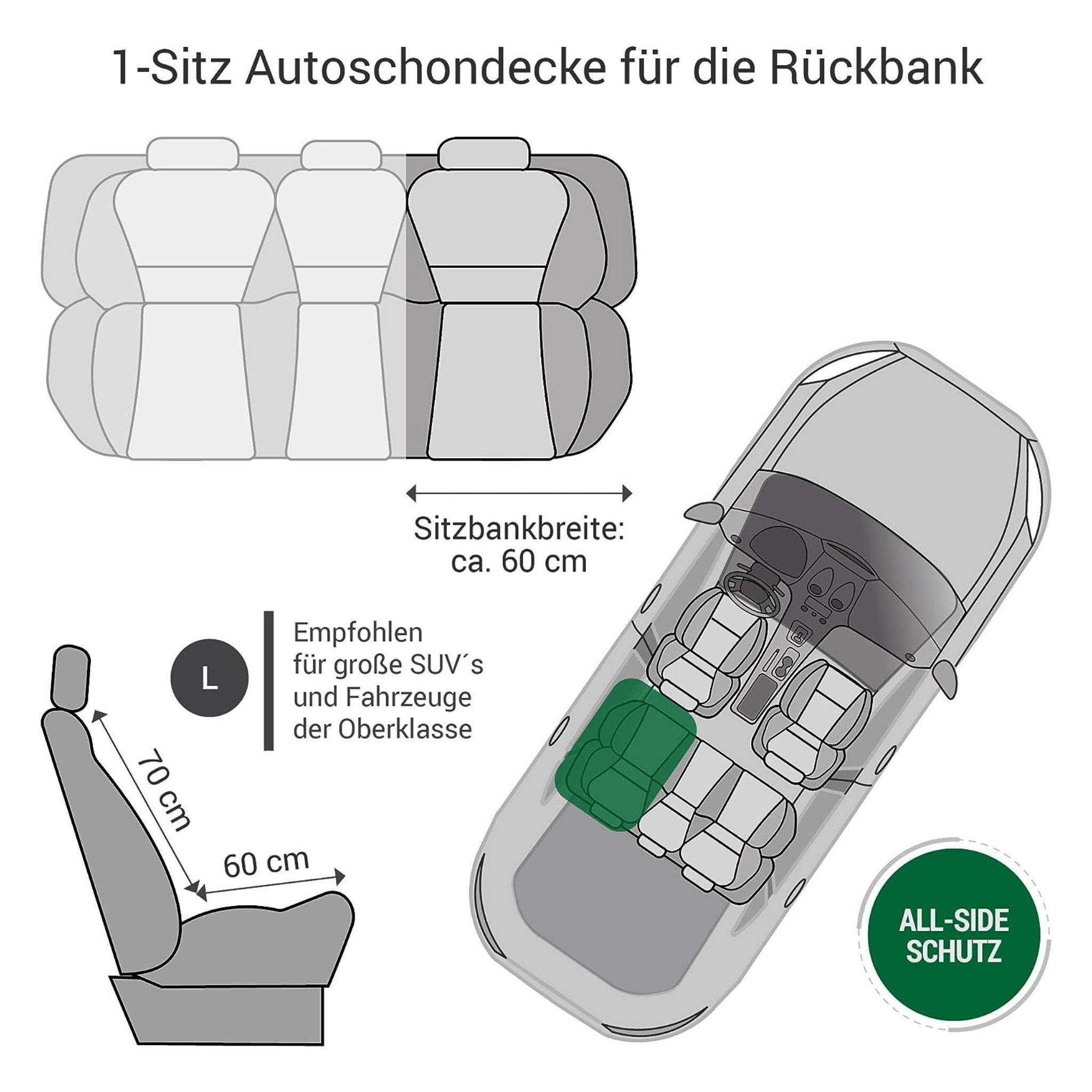 Doctor Bark 1-Sitz Autoschondecke - Woofshack