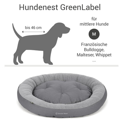 Doctor Bark ergonomisches Hundenest, Green Label - Woofshack