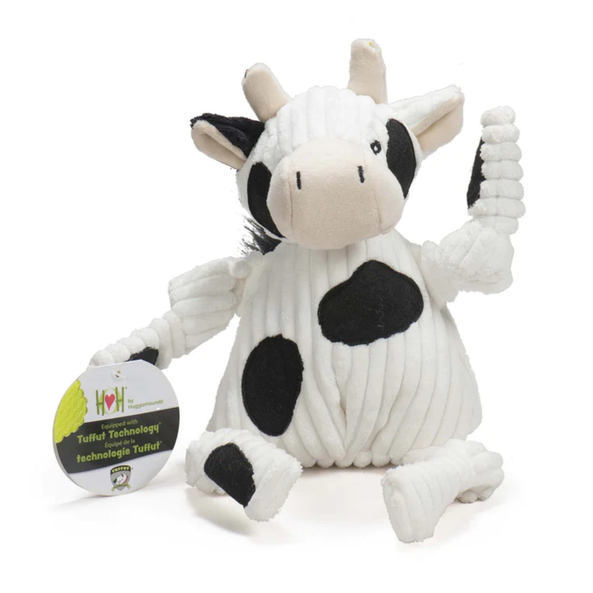 Hugglehounds Dottie Cow Knottie, Hundespielzeug - Woofshack