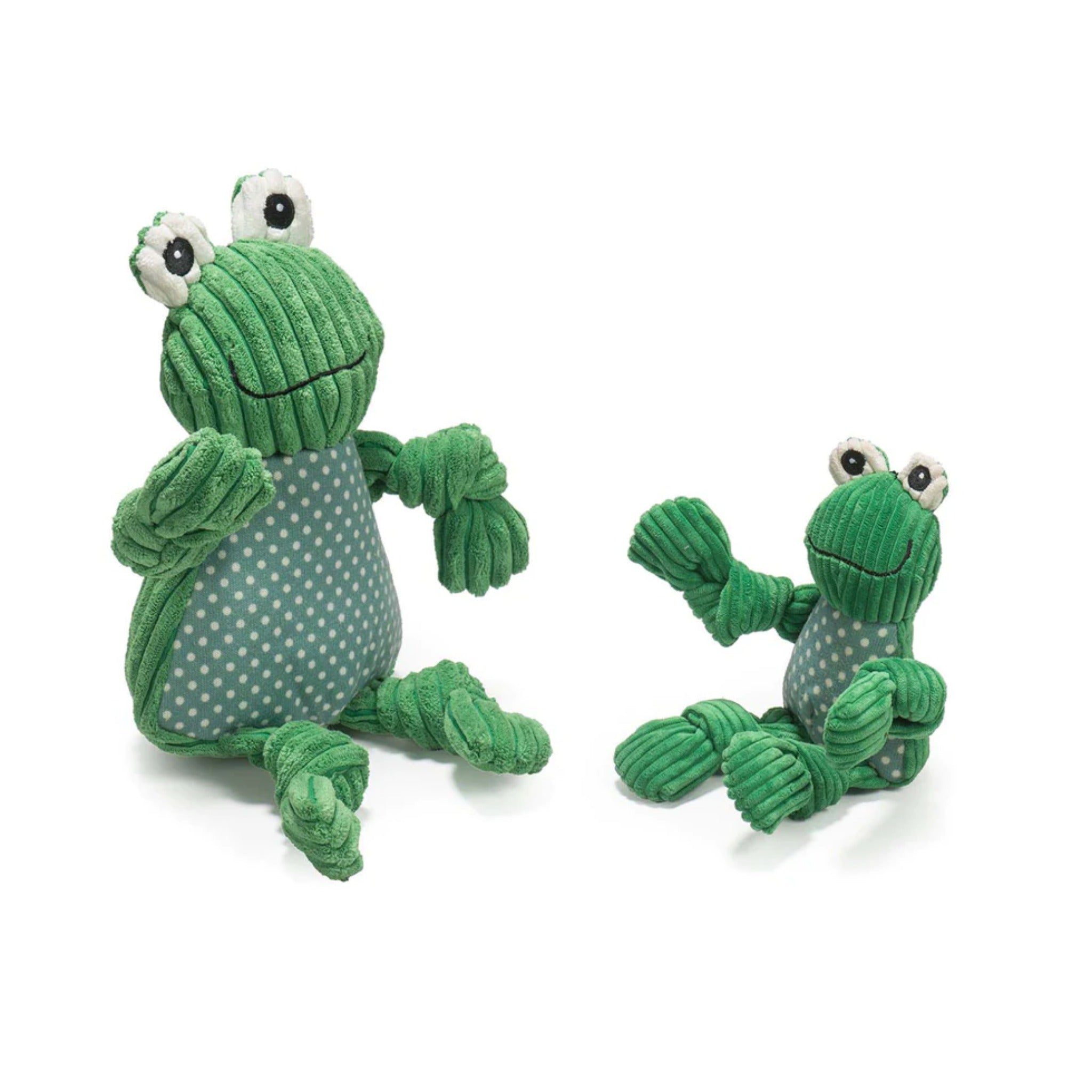 Hugglehounds Fergie Frog Knottie, Hundespielzeug - Woofshack