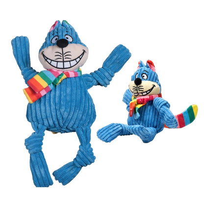 Hugglehounds Rainbow Cheshire Cat Knottie, Hundespielzeug - Woofshack