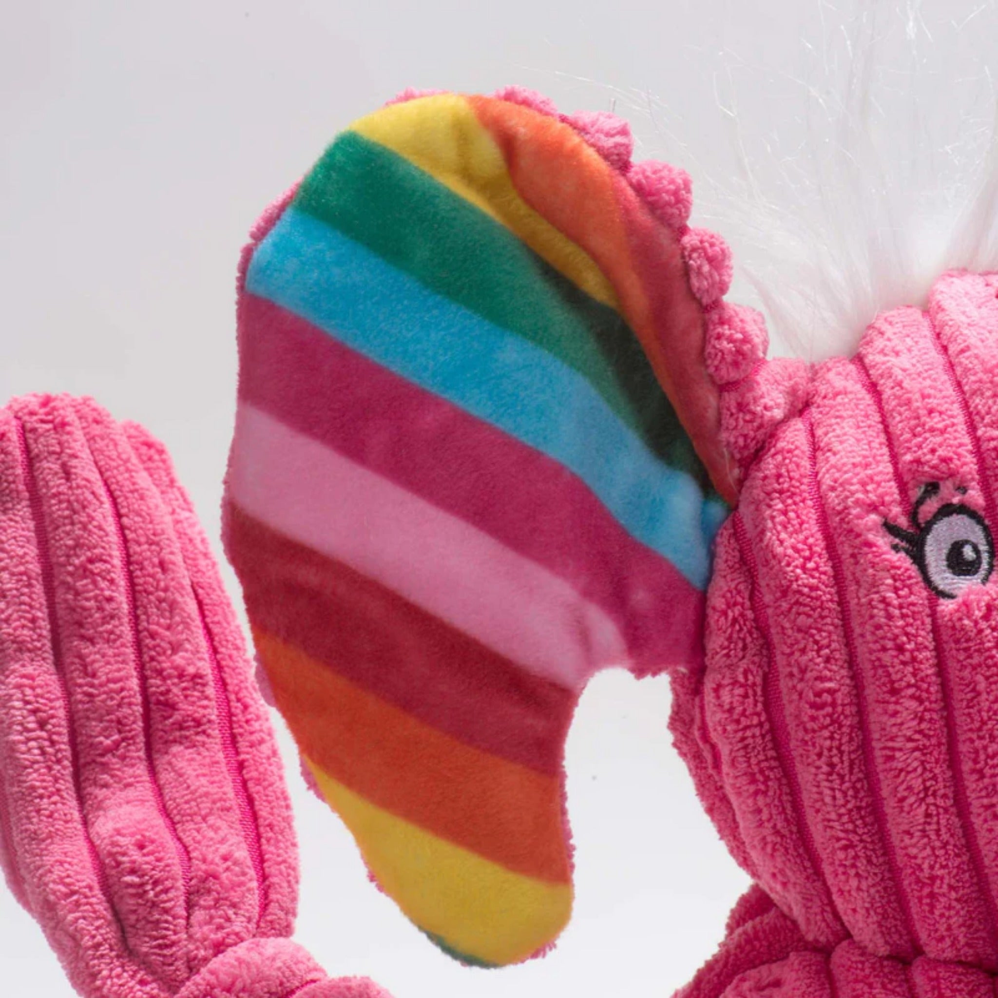 Hugglehounds Rainbow Elephant Knottie, Hundespielzeug - Woofshack