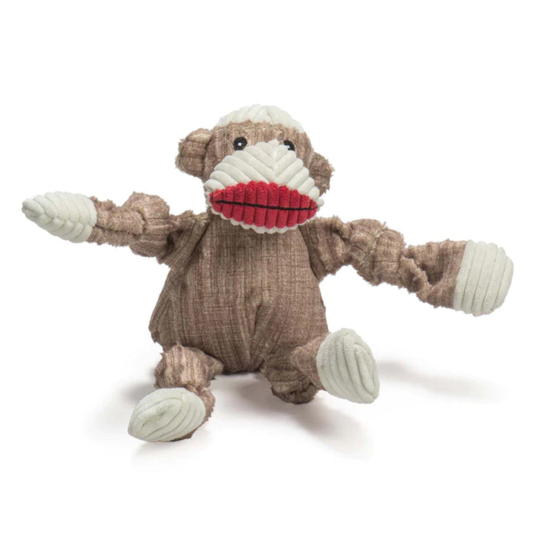 Hugglehounds Stuey Sock Monkey Knottie, Hundespielzeug - Woofshack