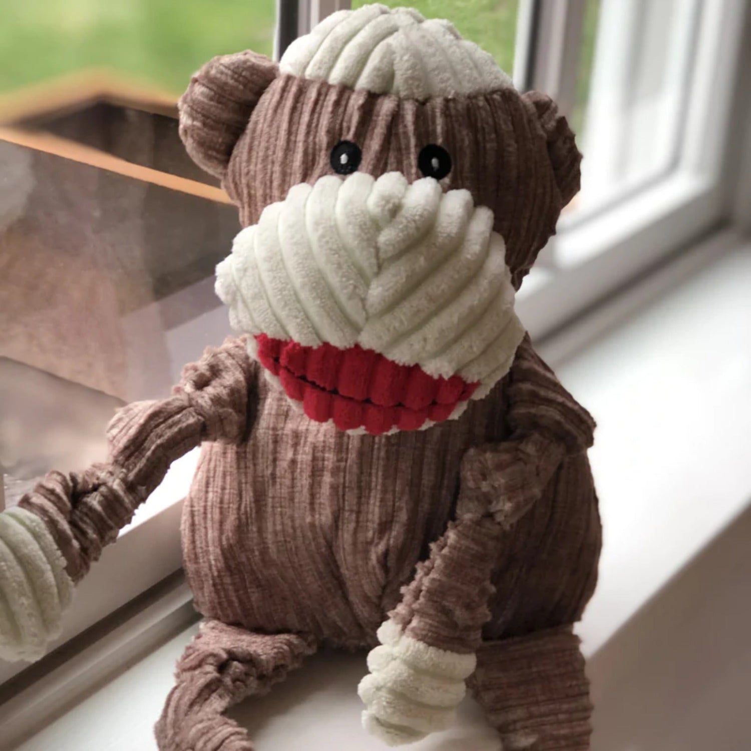 Hugglehounds Stuey Sock Monkey Knottie, Hundespielzeug - Woofshack