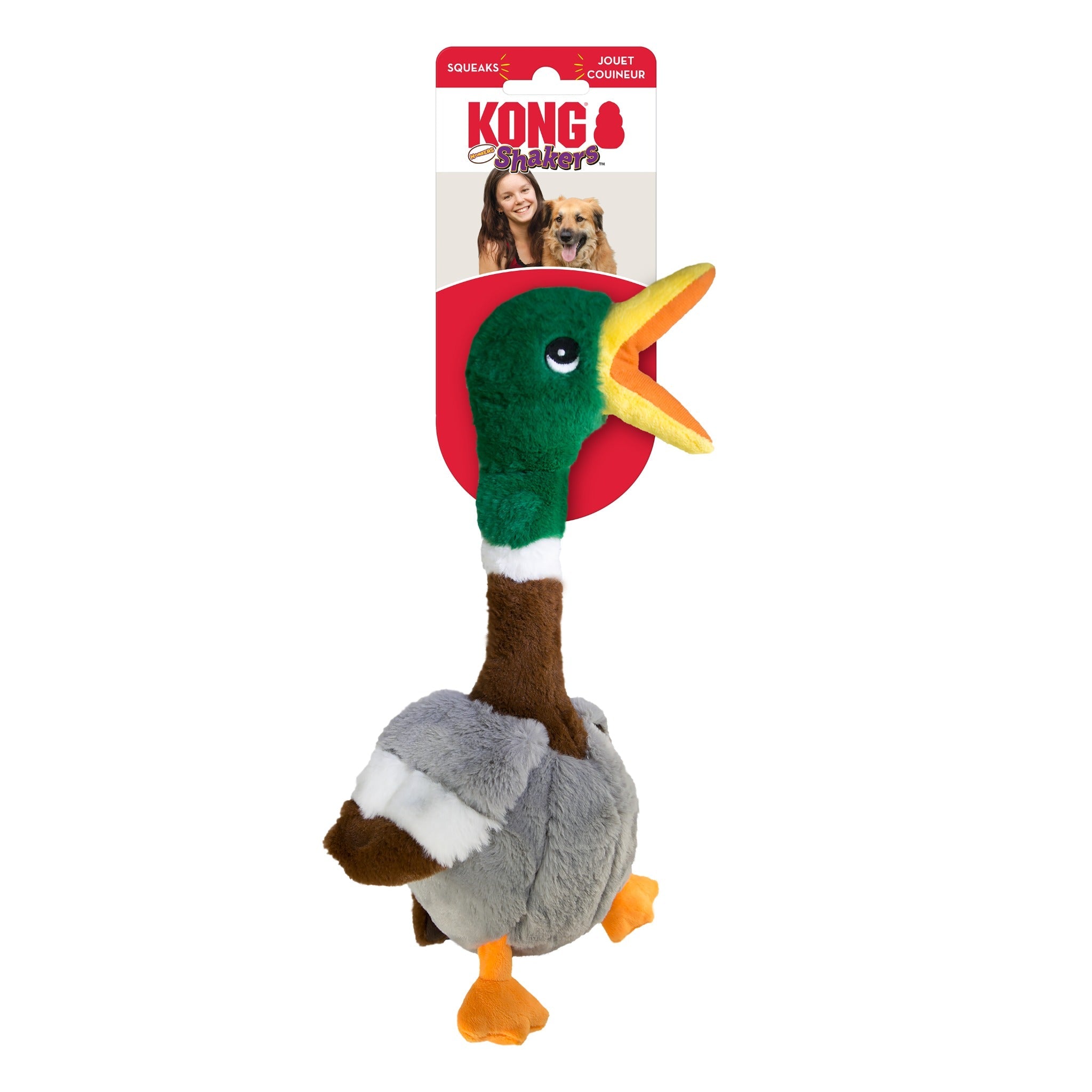 Kong Shakers Honkers Ente, Hundespielzeug - Woofshack