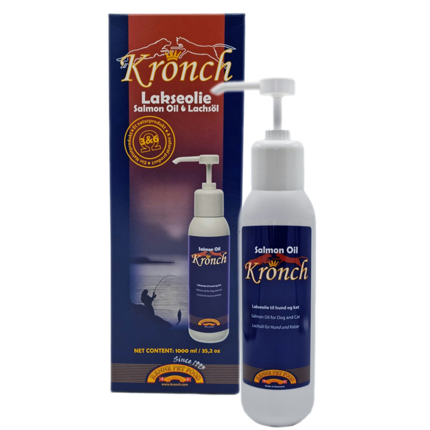 Henne KRONCH SALMON OIL 2,5 l. pack - aceite salmón perros