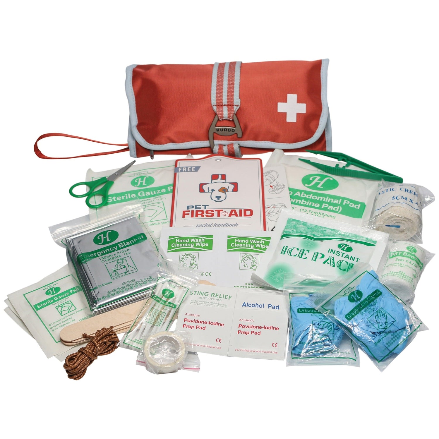 Kurgo Dog First Aid Kit, kit de premiers secours pour chien
