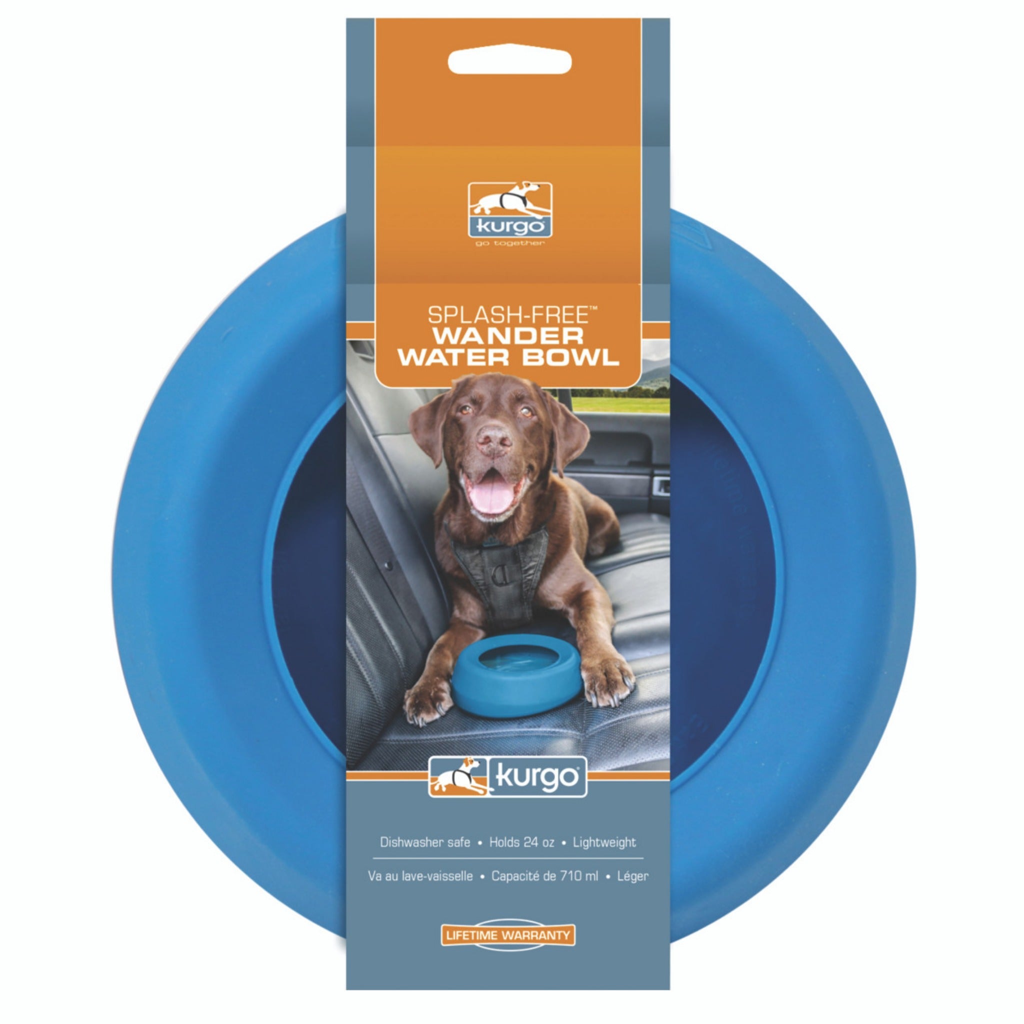 Kurgo Splash Free Wander Water Bowl, Hundenapf - Woofshack