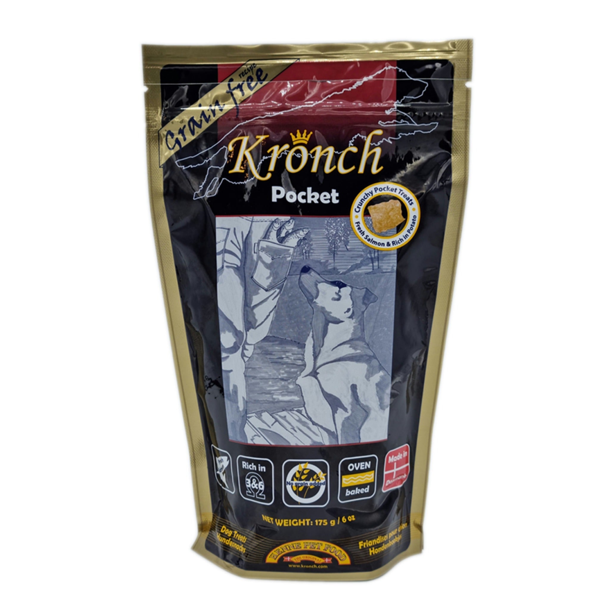 Lakse Kronch Pocket, Hundesnack getreidefrei - Woofshack