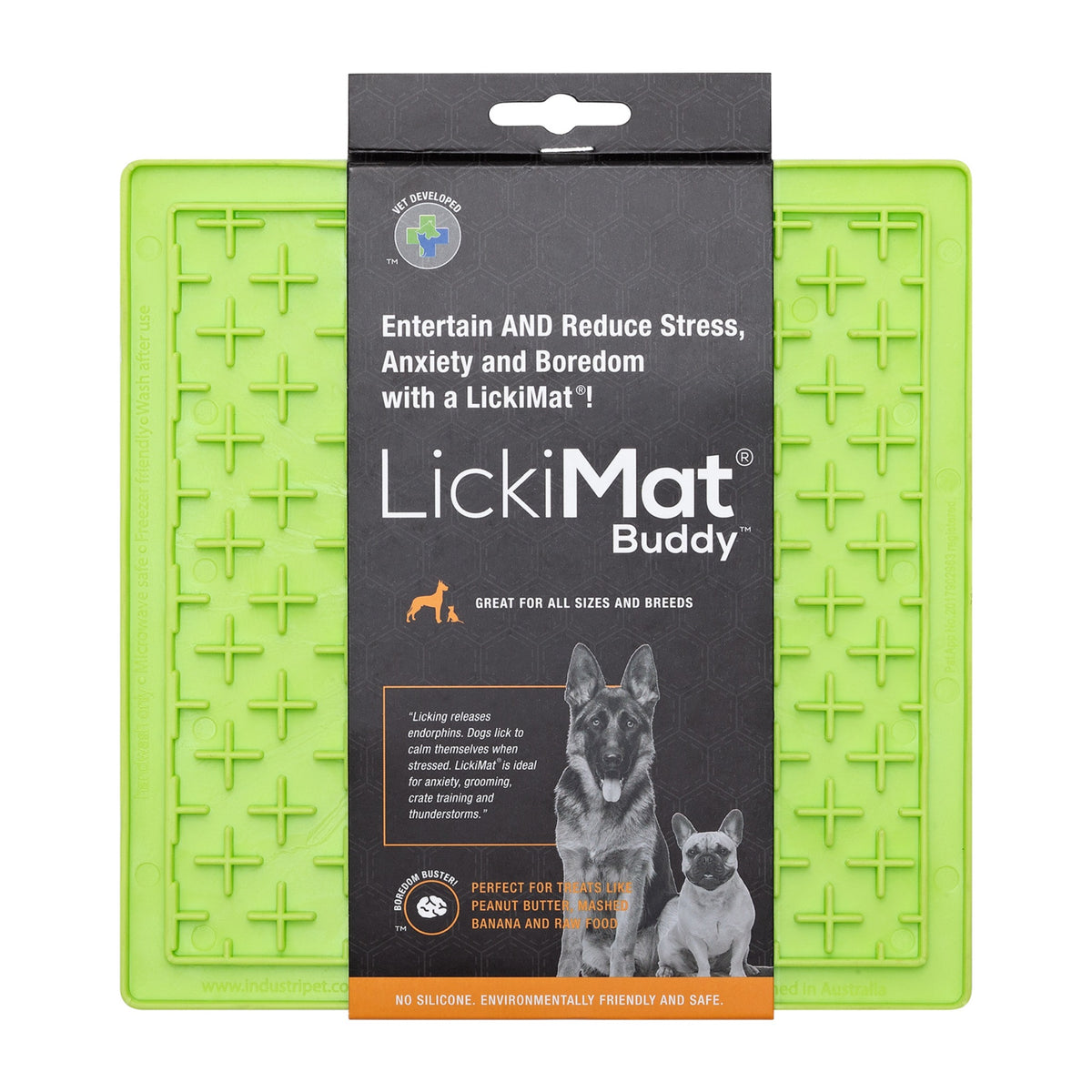 LickiMat Classic Buddy Schleckmatte für Hunde - Anti-Stress &amp; Beschäftigung