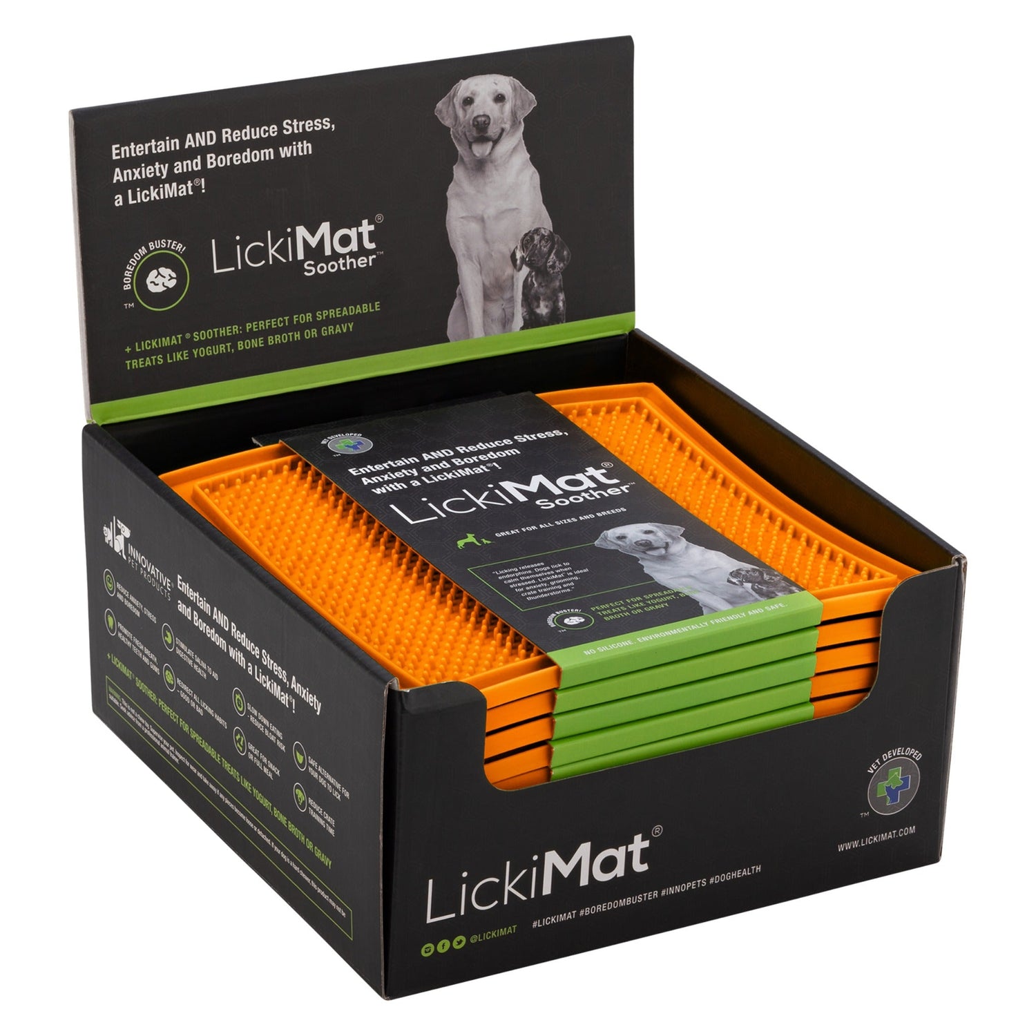 LickiMat Classic Buddy Large, lick mat for dogs