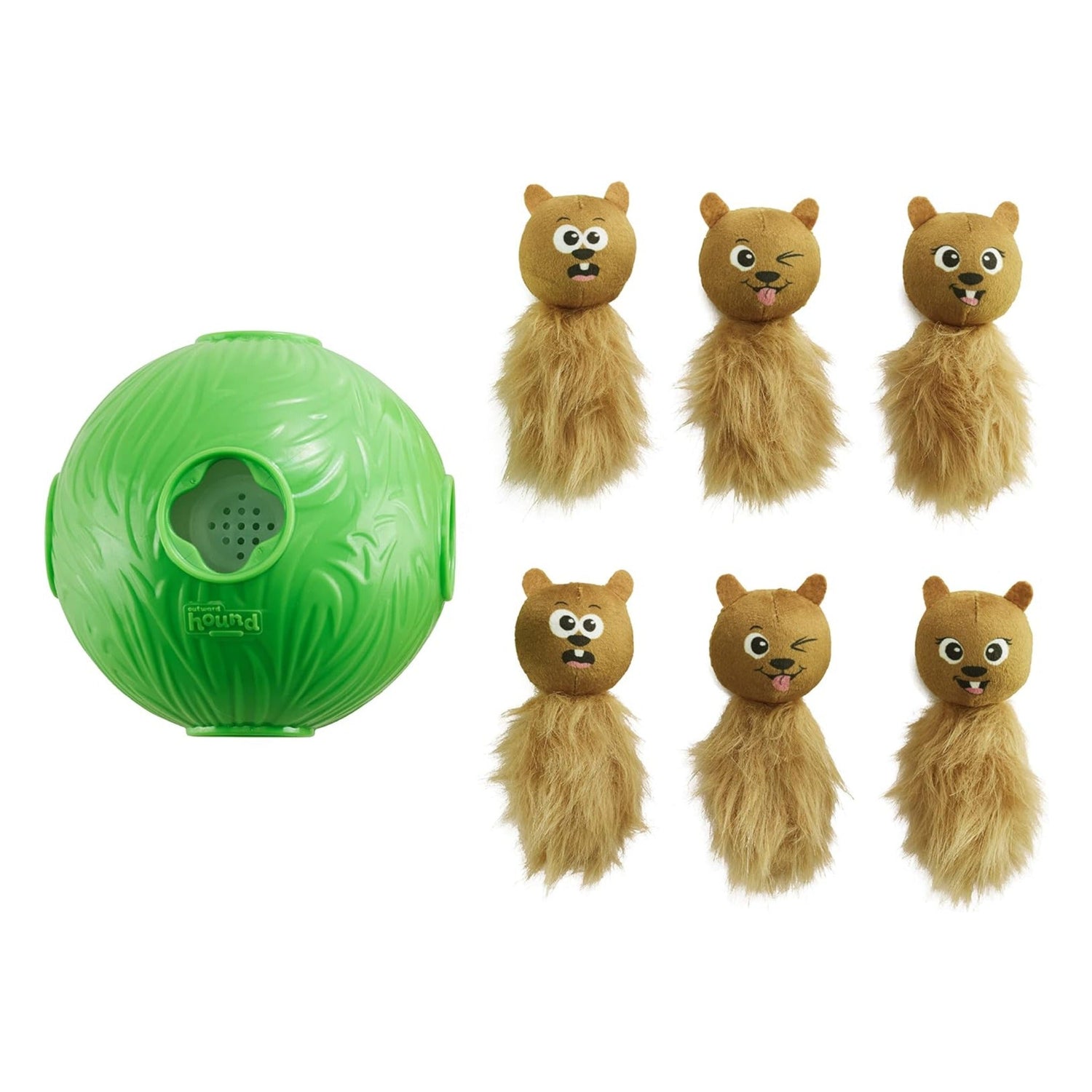 Nina Ottosson Dog Snuffle N' Treat Ball, Intelligence Toy