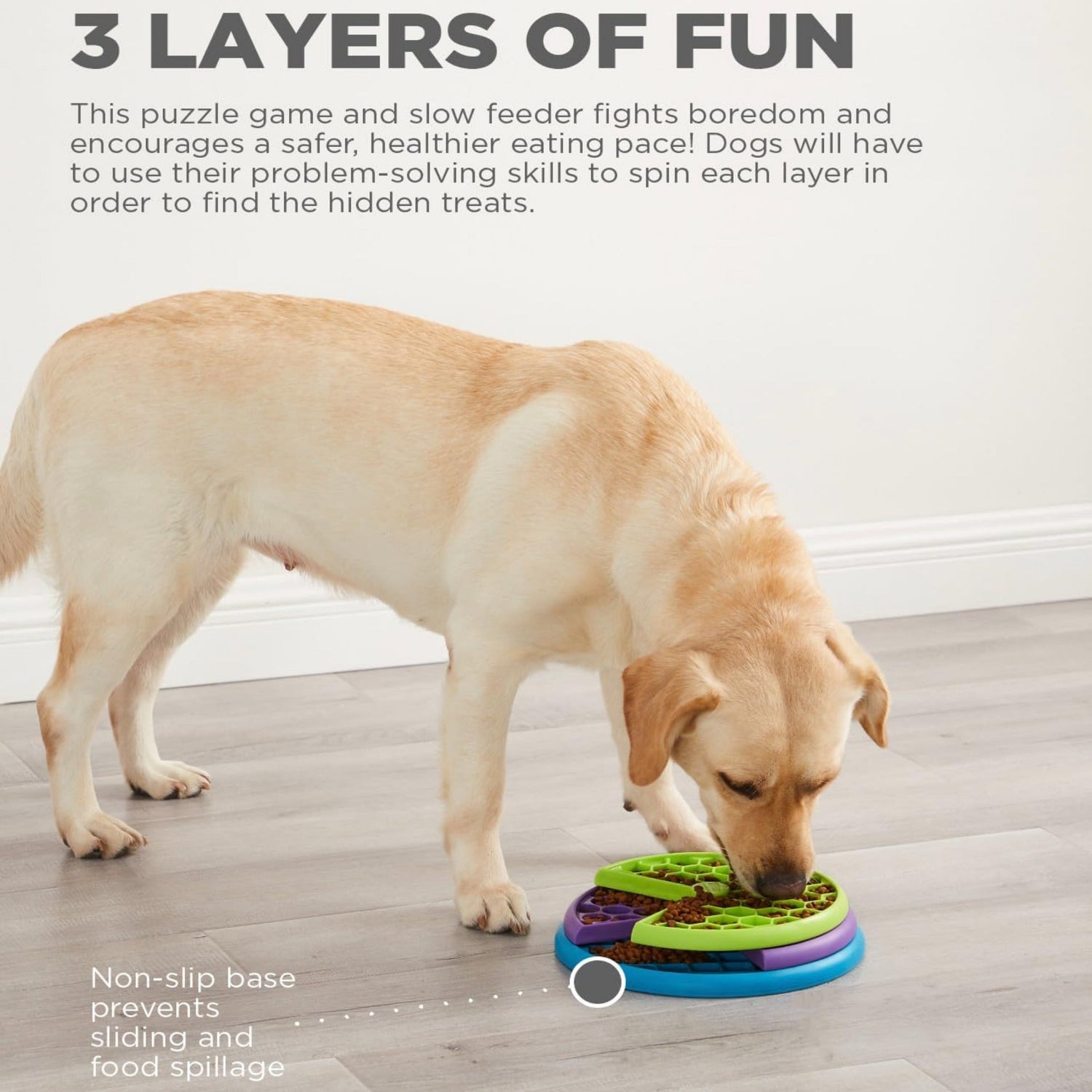 Dog Puzzle Feeder For Beginners Easy,pet Intelligence Fun Hide