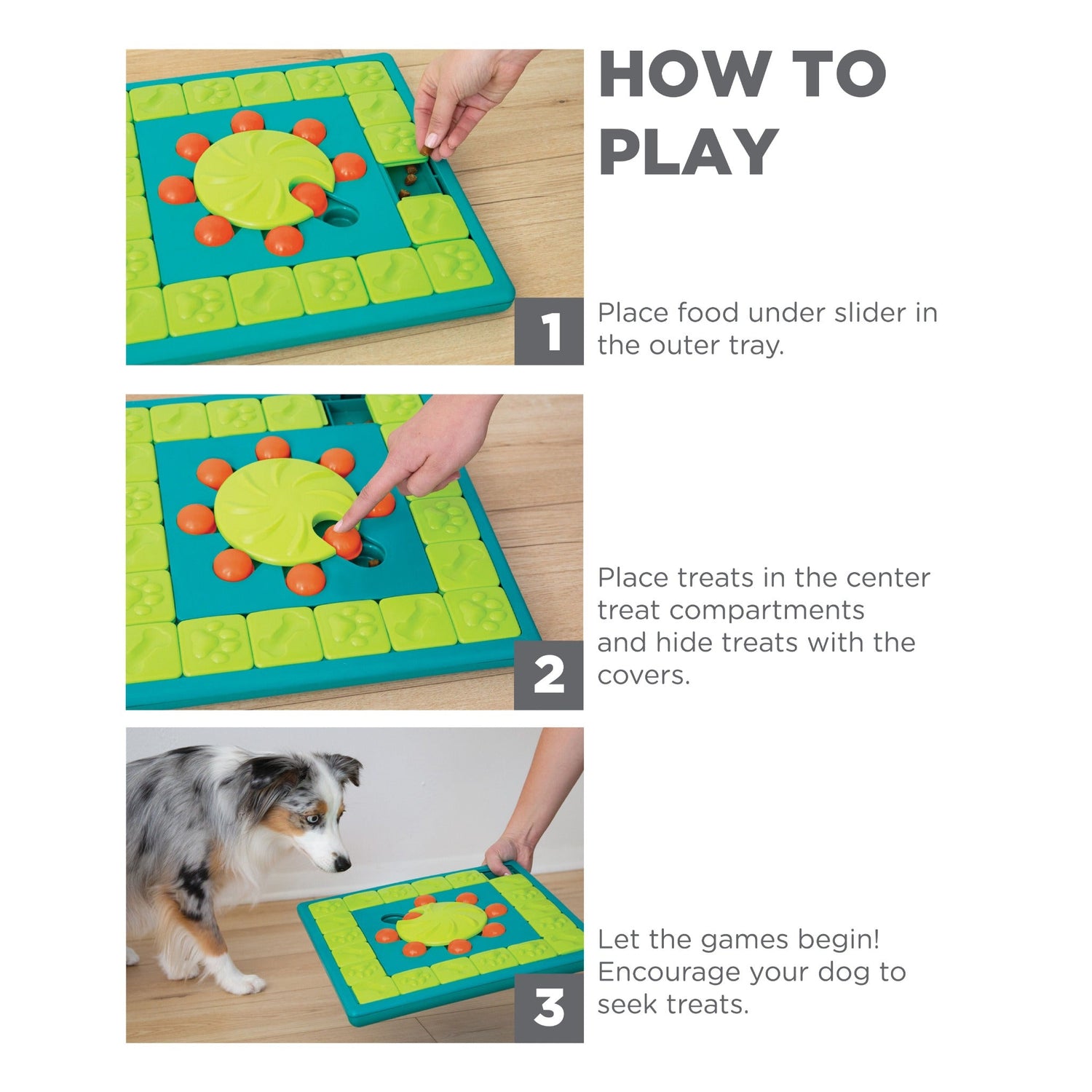 Nina Ottosson by Outward Hound Dog Smart Orange Interactive Treat Puzzle  Dog Toy