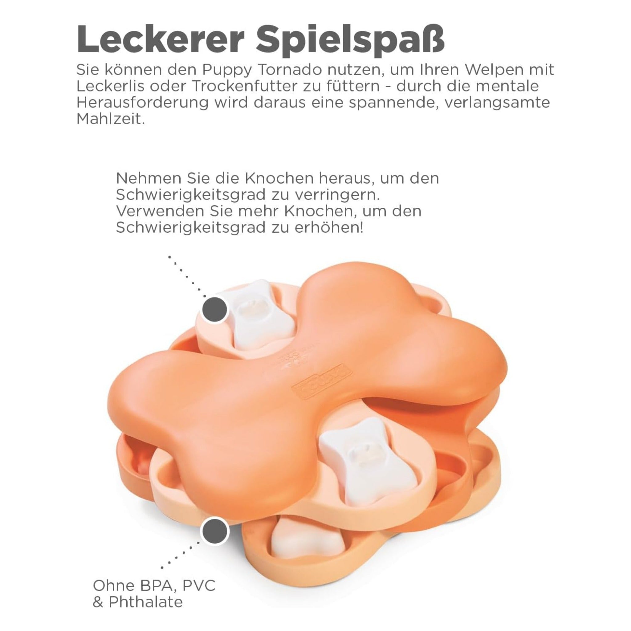 Nina Ottosson Puppy Tornado, Intelligenzspielzeug für Welpen - Woofshack
