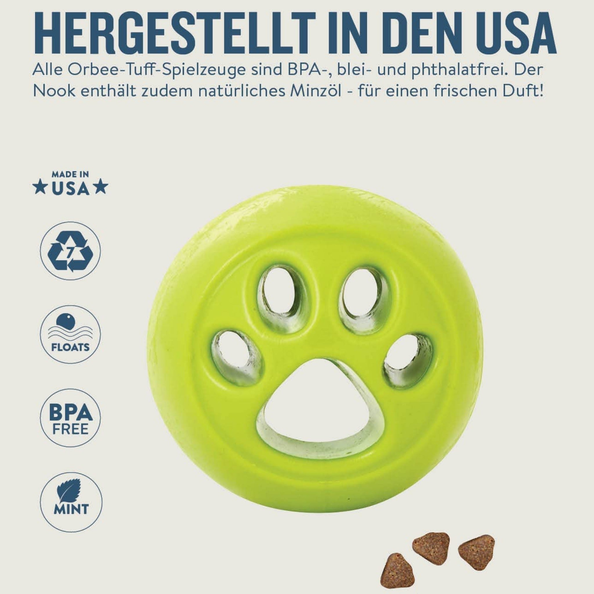 Planet Dog Orbee-Tuff Nook, Hundespielzeug - Woofshack