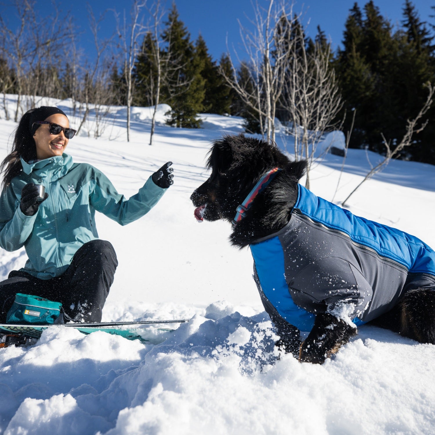 Ruffwear Powder Hound™ Hundewinterjacke für Kälte und Schnee - Woofshack