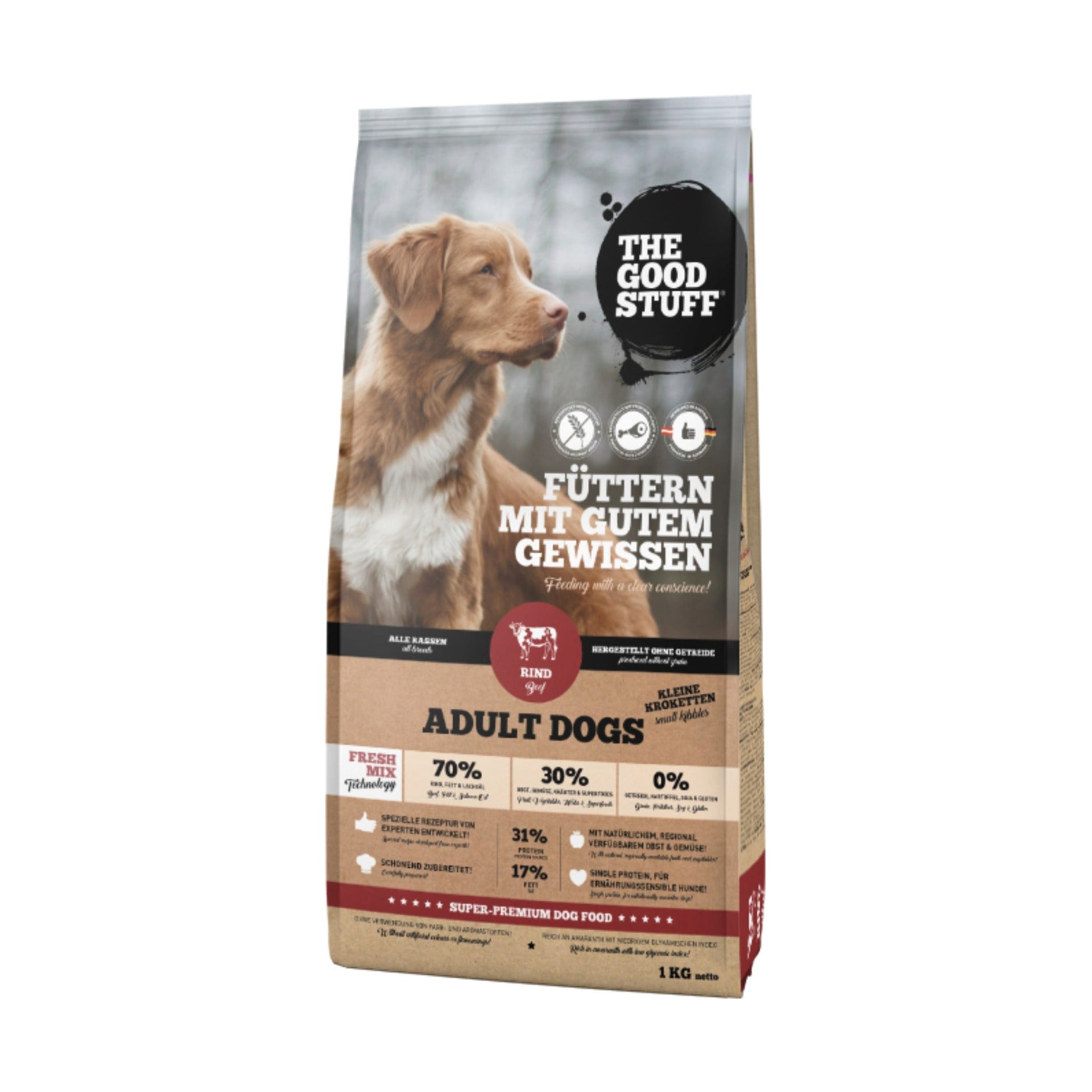 The Goodstuff Adult Minis Trockenfutter Rind