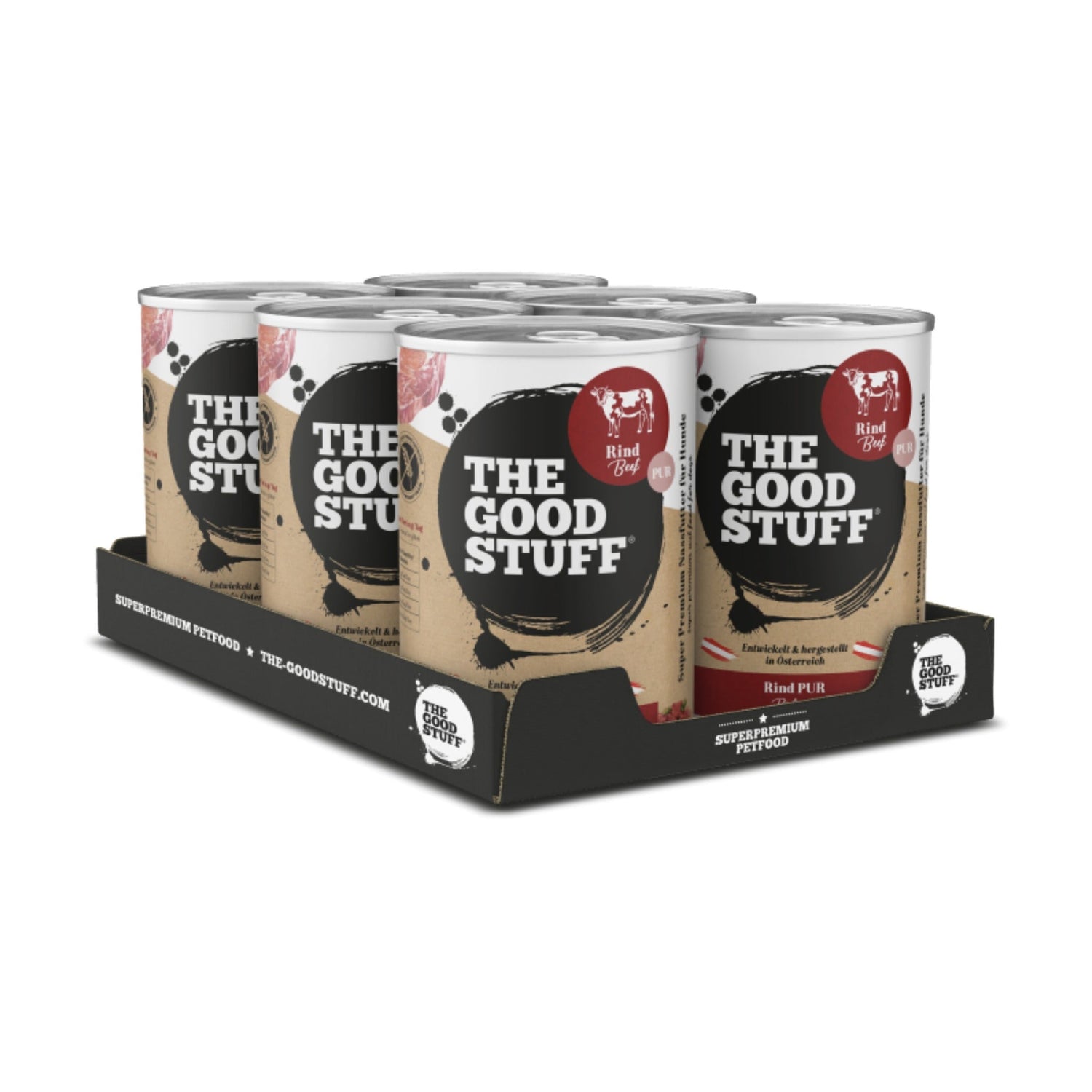 The Goodstuff Hunde Nassfutter, Rind Pur - Woofshack