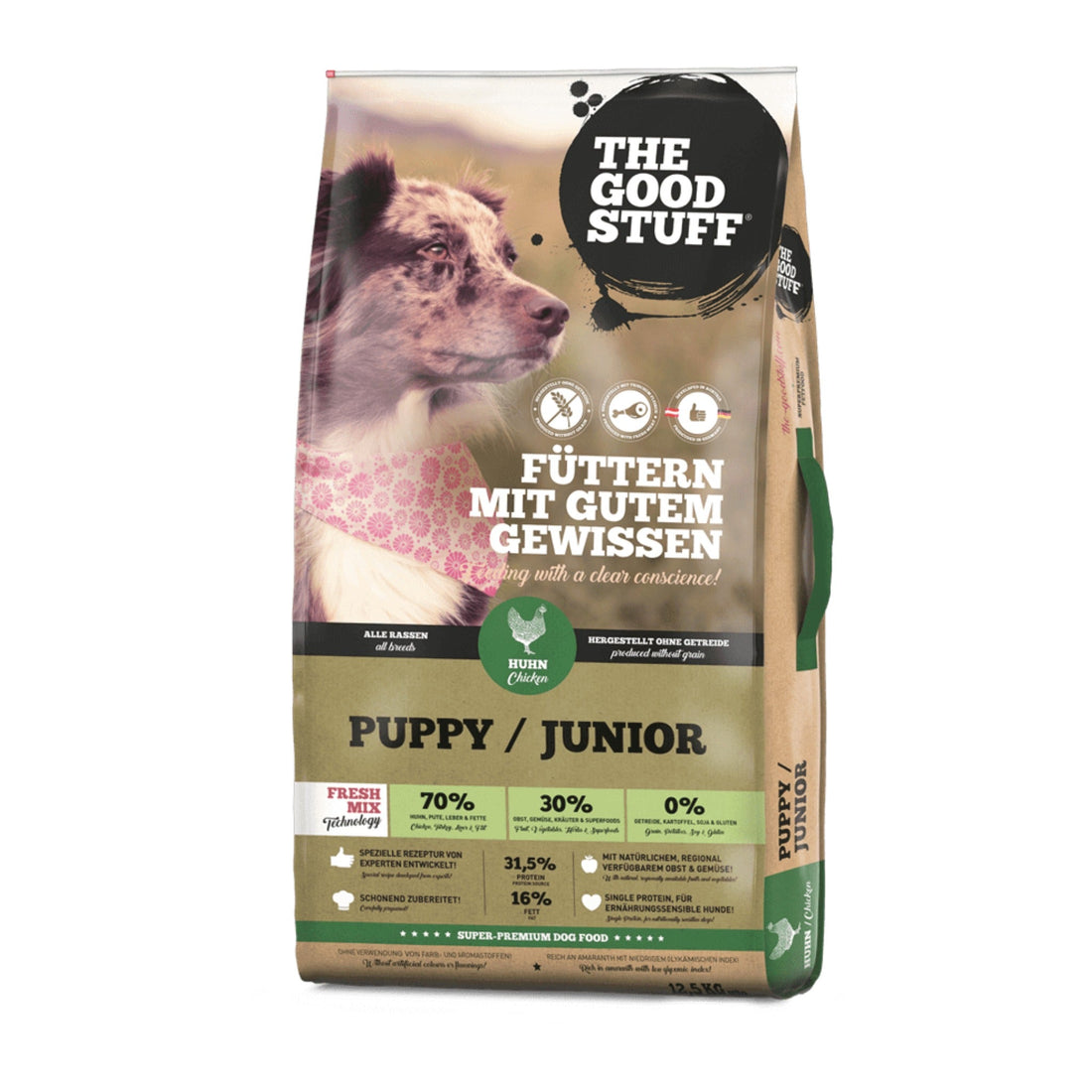 The Goodstuff Puppy/Junior Trockenfutter, Huhn - Woofshack