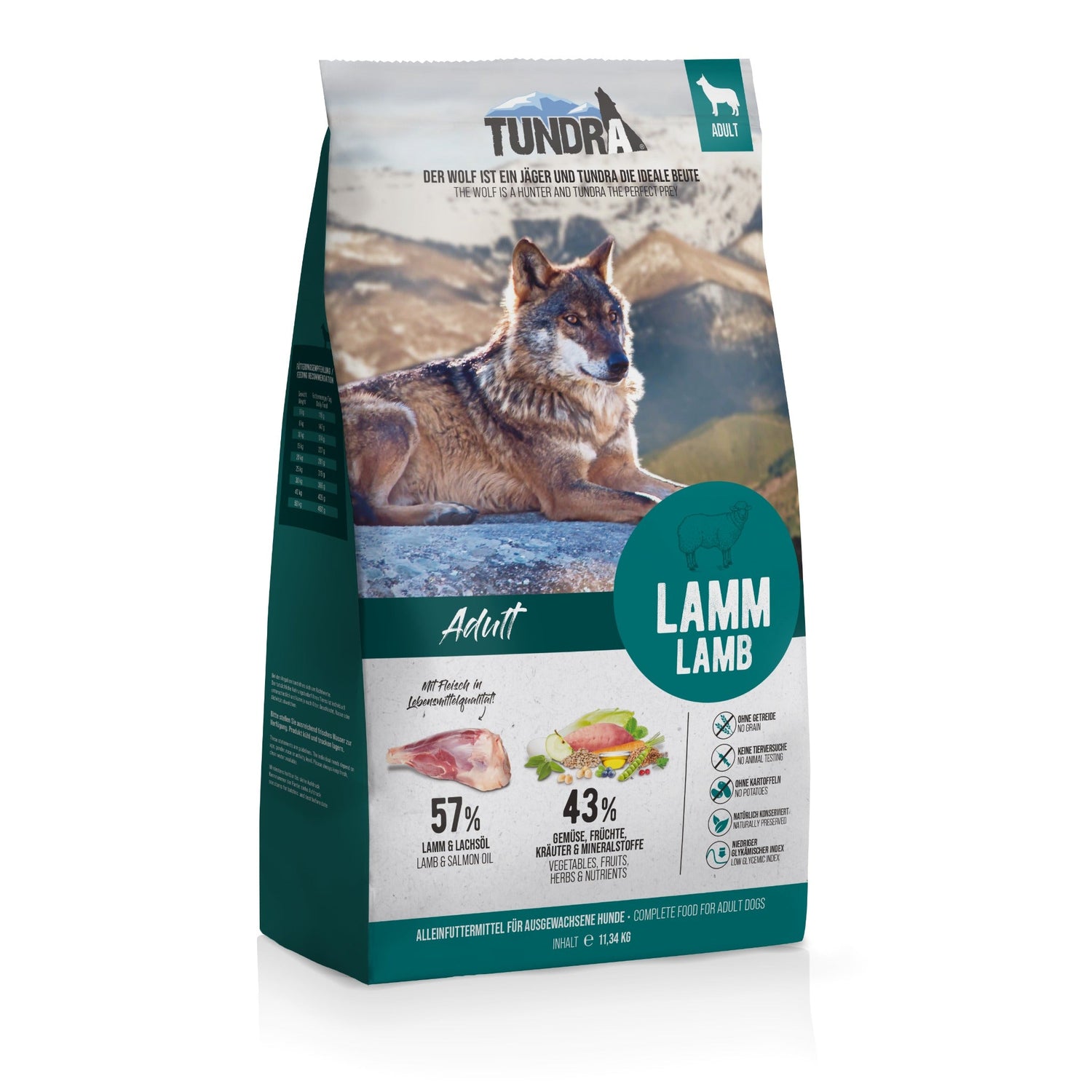 Tundra Dog Adult Trockenfutter, Lamm - Woofshack