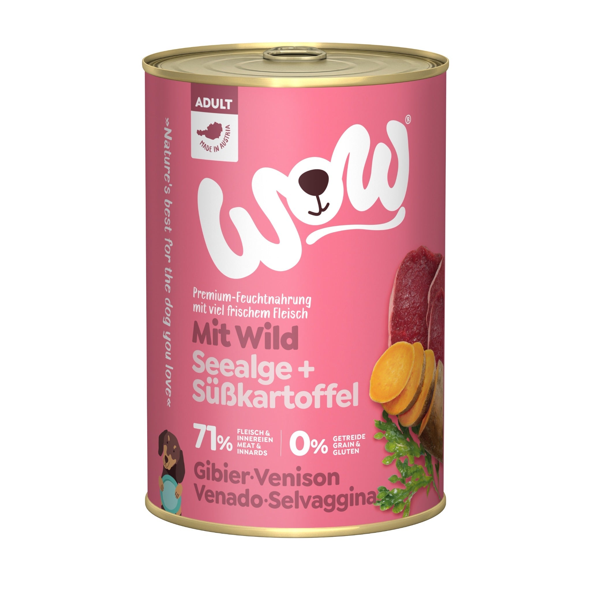 WOW Adult Hundefutter - Wild, Seealge und Süßkartoffel - Woofshack