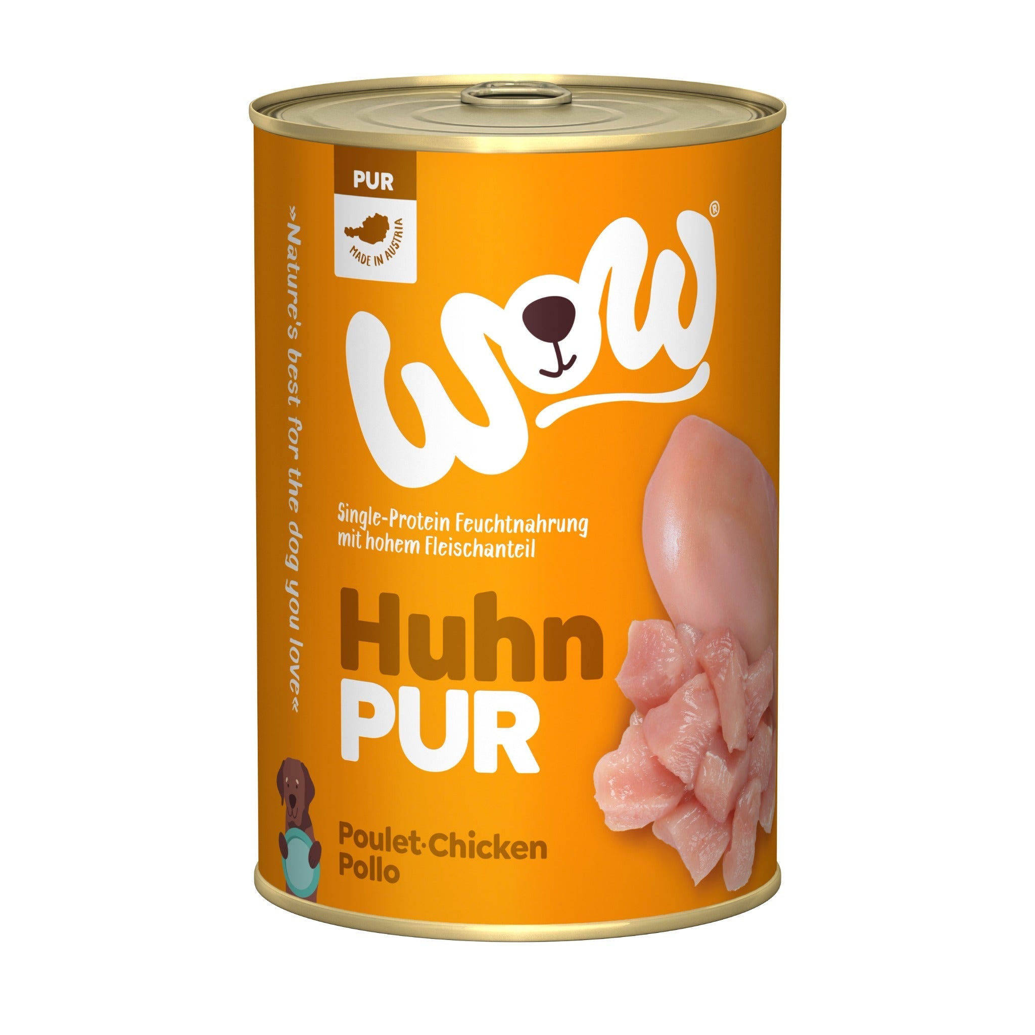 WOW Hundefutter Huhn Pur - Single Protein - Woofshack